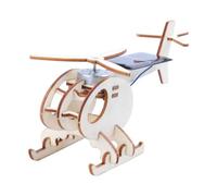 Kit D'hélicoptère À Énergie Solaire, Aucune Pile Requise, 18x7x9cm, Projet D'ingénierie De Bricolage, Jouet D'expérimentation Scientifique, Instructions Détaillées, pour, Adolescents Et Adulte