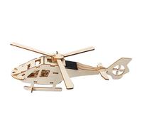 Kit d'hélicoptère Solaire - 9.25x3.15x2,68 Pouces pédagogiques expérimentales | Aircraft en Bois | Jouets de Vision Solaire pour Les Jeunes des Jeunes à l'extérieur et à la Maison