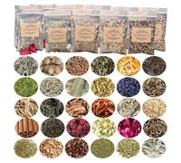 Kit d'herbes de sorcellerie, 30 herbes séchées et fleurs séchées pour fournitures d'autel de sorcière, rituels wiccans, magie païenne, herbes d'apothicaire, guérison spirituelle, fournitures de