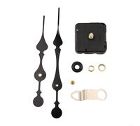 Kit d'horloge à base d'acrylique avec technologie à quartz silencieux et aiguilles modernes en aluminium pour travaux manuels (A)