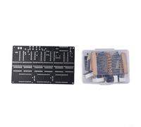 Kit d'horloge de circuit numérique 6 bits, pour l'enseignement et la formation, DC 4,5-5,5 V horloge électronique kit de soudure DIY avec carte PCB, compatible avec pièces ou pièces + styles de coque