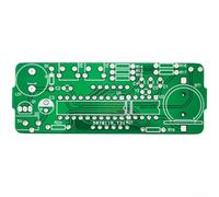 Kit d'horloge électronique, 51 microcontrôleurs, kit de projet de soudure à faire soi-même avec écran LED, kit de montage électronique pour programmes d'apprentissage des étudiants (vert avec coque)