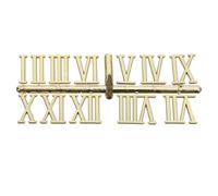 Kit D'horloge Murale à Chiffres Romains, Pièces ABS CM | Pendule Bois, Accessoires Adhésifs pour Cadran, Usage Déco Maison et Réparation de Mécanismes