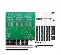 Kit d'horloge numérique à 6 chiffres pour la pratique de la soudure | Projet de formation pratique pour les débutants pour apprendre les compétences de base en soudage et la connaissance