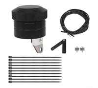 Kit d'huile lubrificateur de chaîne fiable pour motos - Remplacement simple pour tous les systèmes d'entraînement à chaîne (noir)