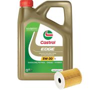 Kit d'huile moteur Castrol Edge LL 5W30 4L + FO