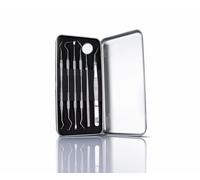 Kit D'hygiène Dentaire Professionnelle 6 Pièces Inox
