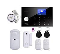 Kit di Alarme pour Maison sans Fil, G30 Tuya WiFi Security Alarm System application Contrôle de l'application avec IP Caméra automatique DÉTECTION DU MOTION DÉTERNE(B)