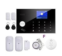 Kit di Alarme pour Maison sans Fil, G30 Tuya WiFi Security Alarm System application Contrôle de l'application avec IP Caméra automatique DÉTECTION DU MOTION DÉTERNE(F)