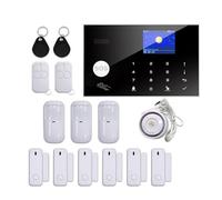 Kit di Alarme pour Maison sans Fil, G30 Tuya WiFi Security Alarm System application Contrôle de l'application avec IP Caméra automatique DÉTECTION DU MOTION DÉTERNE(K)