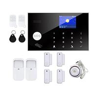 Kit di Alarme pour Maison sans Fil, G30 Tuya WiFi Système de sécurité d'alarme GSM Kit de mouvement du détecteur de mouvement Contrôle des applications de contrôle du système d'alarme sans fil(C)