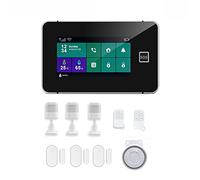 Kit di Alarme pour Maison sans Fil, G60B WiFi GSM Système d'alarme de sécurité cambrioleur à domicile Appliquer Détecteur de mouvement à distance(G)