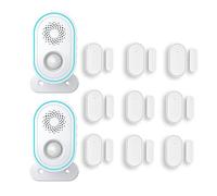 Kit di Alarme pour Maison sans Fil, P31 WiFi TUYA Home Security Doorbell Alarm System Smart Life Appliquer Bienvenue Bell Intelligent Home Door Bell Alarm Kits(P31-H)