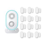 Kit di Alarme pour Maison sans Fil, P31 WiFi TUYA Home Security Doorbell Alarm System Smart Life Appliquer Bienvenue Bell Intelligent Home Door Bell Alarm Kits(P31-G)