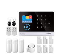Kit di Alarme pour Maison sans Fil, PG103 Système d'alarme for Home Fambar Securitywifi GSM Alarme Contrôle de l'application Smart House Tuya Smart Wireless(6)