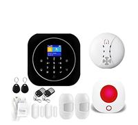 Kit di Alarme pour Maison sans Fil, Smart Life WiFi GSM Home Alarm System Control Touch Keyboard Compatible Tuya Smart Appliquer(B)