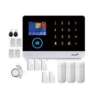 Kit di Alarme pour Maison sans Fil, Wifi Smart Home GSM Système d'alarme for la maison avec capteur de mouvement Sirène sans fil Vision nocturne IP Caméra Tuya(G-103.)