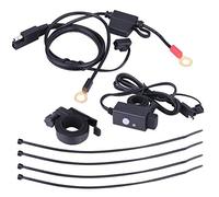 Kit Di Caricabatterie Universali Per Moto, Sae A Doppio Caricatore Adattatore Gps Impermeabile Usb Con Cavo