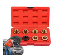 Kit di riparazione del filo metrico Kit - di riparazione Della discussione | 8 Pezzi Chaser Set Kit de restauration de filetage, Refiletage Strumento di riparazione portatile Hex Die toccando GLI p