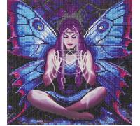 Crystal Art - Kit Diamond - Charme et Magie - 30 x 30 cm Bleu G