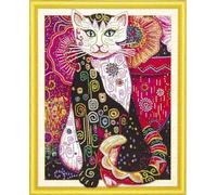 Kit Diamond Painting 47x57 cm 'Graine Créative' Chat