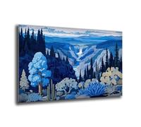 Kit Diamond Painting Adulte Enfant, Diamond Painting Bleu Forêt, Ronde Diamant Peinture Diamant Adulte Kits, Kit Broderie Enfant pour Chambre Salon Murale Decoration, Cadeau de Détente 25x35 cm L-647