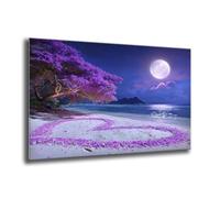 Kit Diamond Painting Adulte Enfant, Diamond Painting Violet Arbres, Ronde Diamant Peinture Diamant Adulte Kits, Kit Broderie Enfant pour Chambre Murale Decoration, Cadeau de Détente 40x55 cm L-683