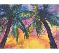 Kit Diamond Painting Adulte Usine Peinture Diamant Painting Arbre Broderie Diamant Kit Complet, 5D Broderie Point de Croix Cristal Art Loisirs Créatifs Adultes pour Décoration Murale 90x120 cm E0-509