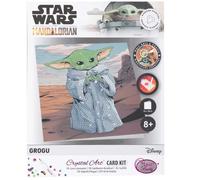 Kit Diamond Painting - Crystal Art - Star Wars Grogu - 18 x 18 cm - Pour enfants - Mixte