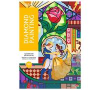 Kit diamond painting Disney officiel - La Belle et la Bête Réalisez un magnifique tableau en diamants ! - Aurélia Stéphanie Bertrand - Hachette Heroes - Coffret - Guide