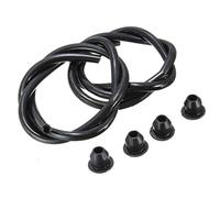 Kit d'œillets de réservoir de carburant avec 2 conduites de carburant + 4 œillets pour débroussailleuse pour FS80 FS85 KM85 FC75 FS76 FS74 BG72 BG75 BR320 BR340
