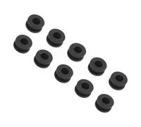 Kit d'œillets en caoutchouc pour carénage de moto, 18,5 mm de diamètre extérieur x 9 mm ID noir, remplacement pour capot supérieur, latéral, inférieur, queue