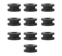 Kit d'œillets en caoutchouc pour carénages de moto - 10 joints noirs de 18,5 mm de diamètre extérieur pour Honda, Suzuki, Kawasaki, CBR GSXR pour YZF