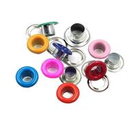 Kit d'œillets pneumatiques avec outils d'installation, pince à poinçonner for l'artisanat du cuir, œillets métalliques multicolores for divers matériaux(2 * 330pcs Mix 11 Colors)