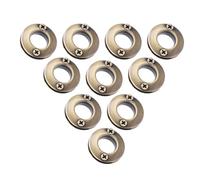 Kit d'œillets ronds en alliage, robuste et antirouille, pour vêtements, chaussures, loisirs créatifs, avec taille compacte, installation facile, kit d'œillets ronds (laiton antique)