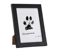 Kit d'impression de griffes de chien - Kit d'impression de pattes d'animaux de compagnie sans | Cadre d'empreinte de patte de chien Safee | Kit souvenir de famille | Kits d'empreintes de
