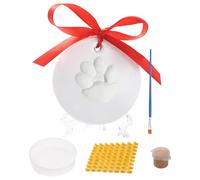 Kit d'impression Paw pour Chien - Kit de modélisation d'impression d'argile séchant à l'air, Impression pour Animaux de Compagnie | Ornement commémoratif pour Anniversaire, Thanksgiving ou Noël