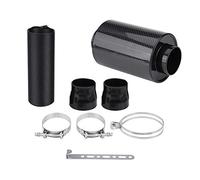 Kit d'induction de filtre à air froid de voiture, système d'admission d'air froid universel de boîte de filtre d'induction de Ram en fibre de carbone de 76mm 3 "avec tuyau d'admission