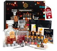 Kit d'infusion d'alcool avec 12 herbes naturelles pour infuser du whisky, de la tequila, de la vodka, du gin, du rhum, à faire soi-même vos propres spiritueux aromatisés à la maison, cadeaux de Noël