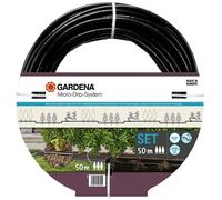 Kit d'initiation - GARDENA - 50 m de tuyau à goutteurs incorporés et bouchon fin de ligne