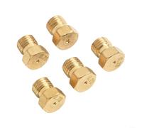 Kit d'injecteur à jet de gaz naturel 5 buses en laiton pour tables de cuisson à 5 brûleurs pour GPL en conversion compatible avec plaques de cuisson standard