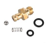 Kit d'injecteur de savon pour GE 190593GS 190635GS 203640GS - Ensemble d'aspiration de détergent en laiton avec clapet anti-retour et joints toriques pour réparation de nettoyeur haute pression
