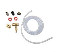 Kit d'injecteur de savon pour nettoyeur haute pression, raccord rapide en aval de 3/8" pour nettoyeur électrique 4000 psi, comprend un tuyau en PVC de 3 m, un fil