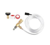 Kit d'injecteurs chimiques pour nettoyeur haute pression - 9,5 mm - Connecteur rapide 4000 PSI - Distributeur de savon réglable - Kits d'injecteurs chimiques durables pour nettoyeur haute pression