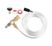 Kit d'injecteurs chimiques pour nettoyeur haute pression de 9,5 mm avec tuyau de siphon et buse de savon 4000 PSI pour nettoyeur haute pression