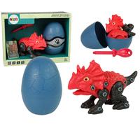 Kit dinosaure Triceratops avec tournevis à œuf DIY
