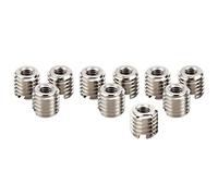 Kit d'insertion de filetage 10pcs 303 Réparation en acier inoxydable Réparation de filetage M4x0.7 à M8X1.25 pour les machines et radiateurs d'automobiles de l'aviation