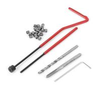 Kit D'insertion De Réparation De Filetage M3 De 25 Pièces Outil De Filetage De Performance Fiable Et Rentable Avec Boîte En Plastique Transparente Pour Machines De Traitement