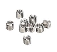 Kit D'insertion De Réparation D'écrou Réducteur De Filetage 10 Pièces, Accessoire De Fixation Adaptateur Réducteur De Raccord De Tuyau En Acier Inoxydable, Femelle M5x0.8mm, Mâle M8x1.25mm 7mm