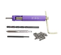 Kit d'inserts de filetage hélicoïdal en fil enroulé en acier inoxydable de 50 pièces Imperial 10 24UNC x 1 insert de réparation de filetage 5D pour pièces en alliage d'aluminium